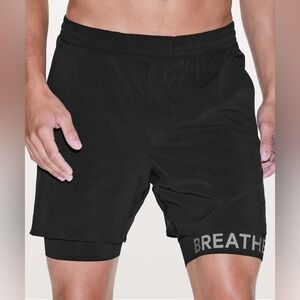 Men's Black Performance Shorts